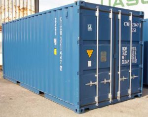 Container bleu